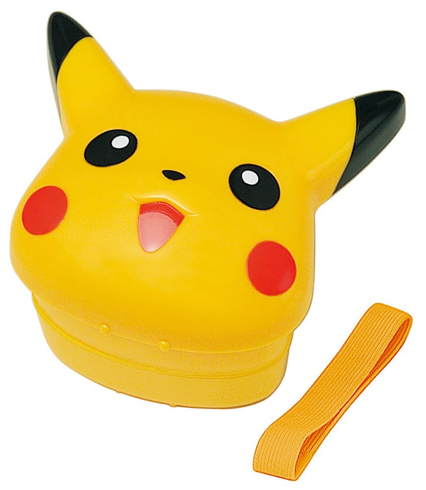 Skater Lunch with Lunch Pikachu Die-Cut Box, 270ml, 2-Tier, Belt, Pokémon Design, LBD3-A