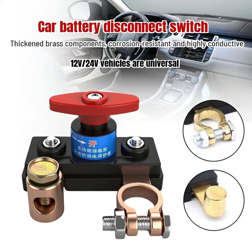 12В 24В Ручной выключатель-размыкатель аккумулятора для автомобилей, автодомов, грузовиков и лодок 100А