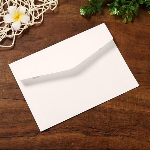 10 шт. Черные Белые Крафт-бумажные Конверты Чистая Бумага Винтажный Европейский Стиль для Открыток Подарков Корейские Канцелярские Товары Папель