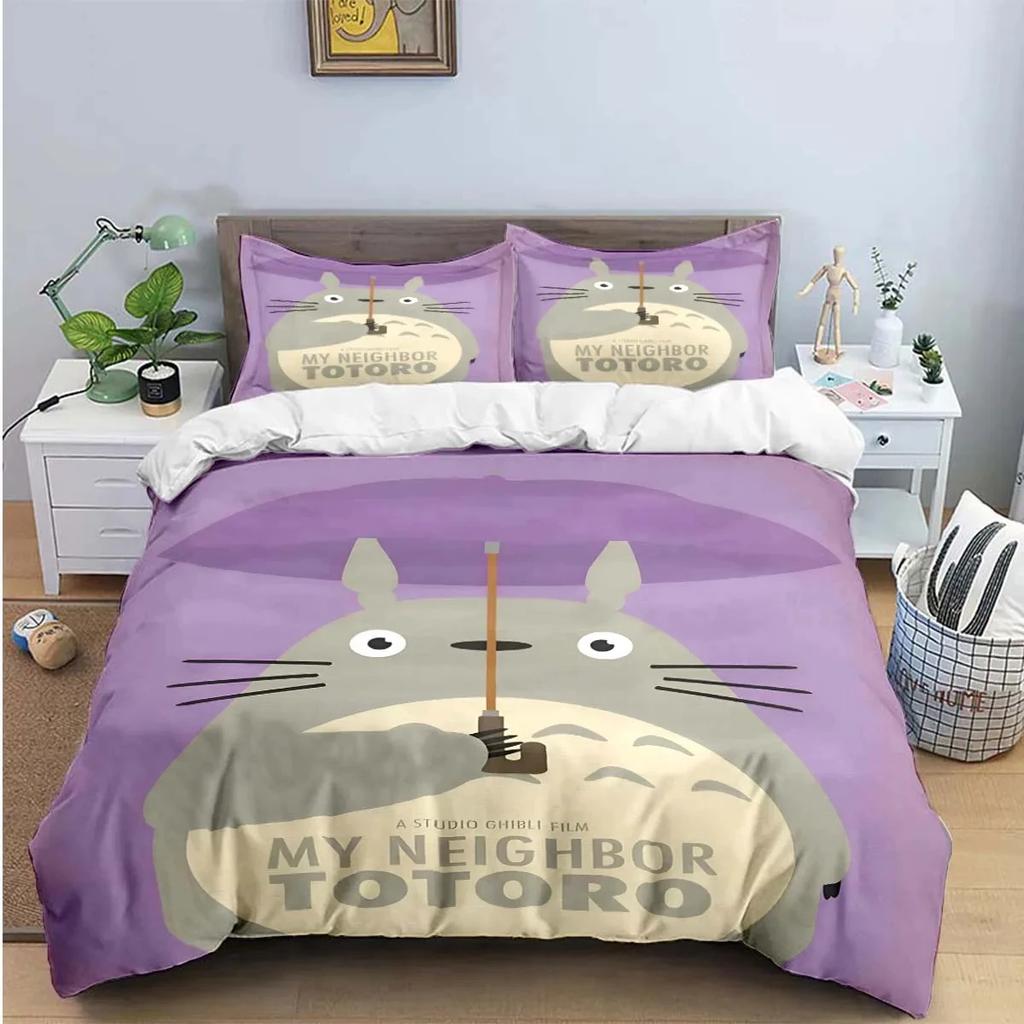 Chinese Chinchillas Cat Fashion Anime 3D Print 3pcs Bedding Set Duvet Cover Comforter Bed Youth Kids Girl Boys Gift Home Textile