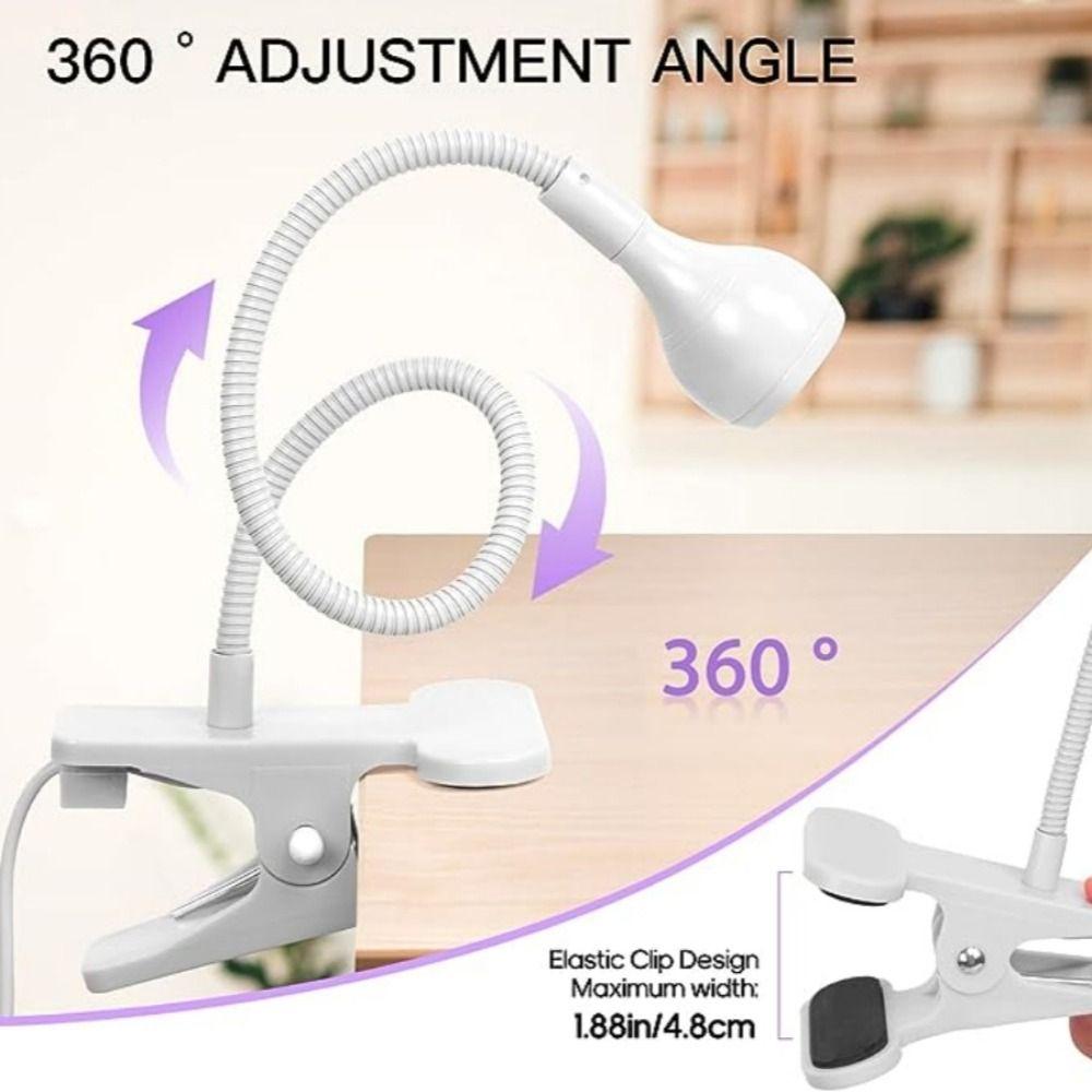 Clip-on UV Nail Lamp USB Manicure Salon Tools New Nail Dryer Light For Gel Nails