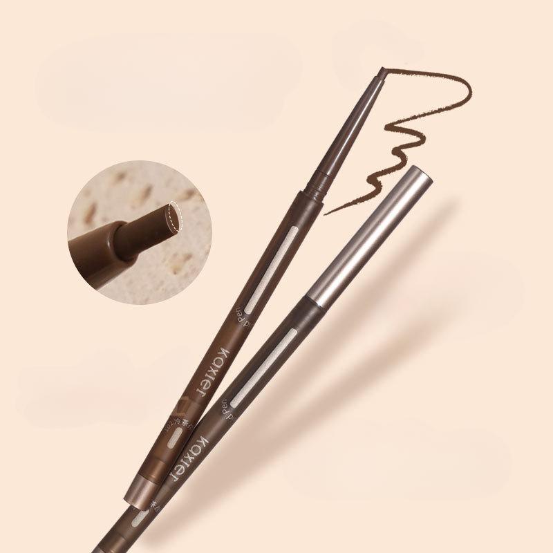 Гелевая подводка для глаз, которую нелегко размазать, плавно и естественно очерчивает тень плоской головы.