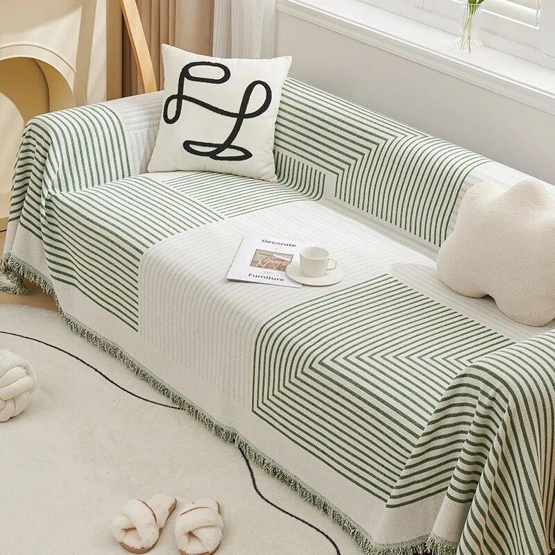 Одеяло универсальное, пылезащитное и устойчивое к кошачьим царапинам, тканевое одеяло для дивана, домашний декор, диванное полотенце, одеяло из синели, чехол для дивана