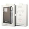 Etui do iPhone 14 Pro Guess Czarny Translucent Pearl Strap