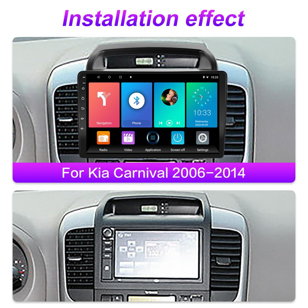 icreative Автомобильный радиоприемник, мультимедийный видеоплеер для Kia Carnival VQ 2006-2014, GPS, 2 din, Android, авто стерео