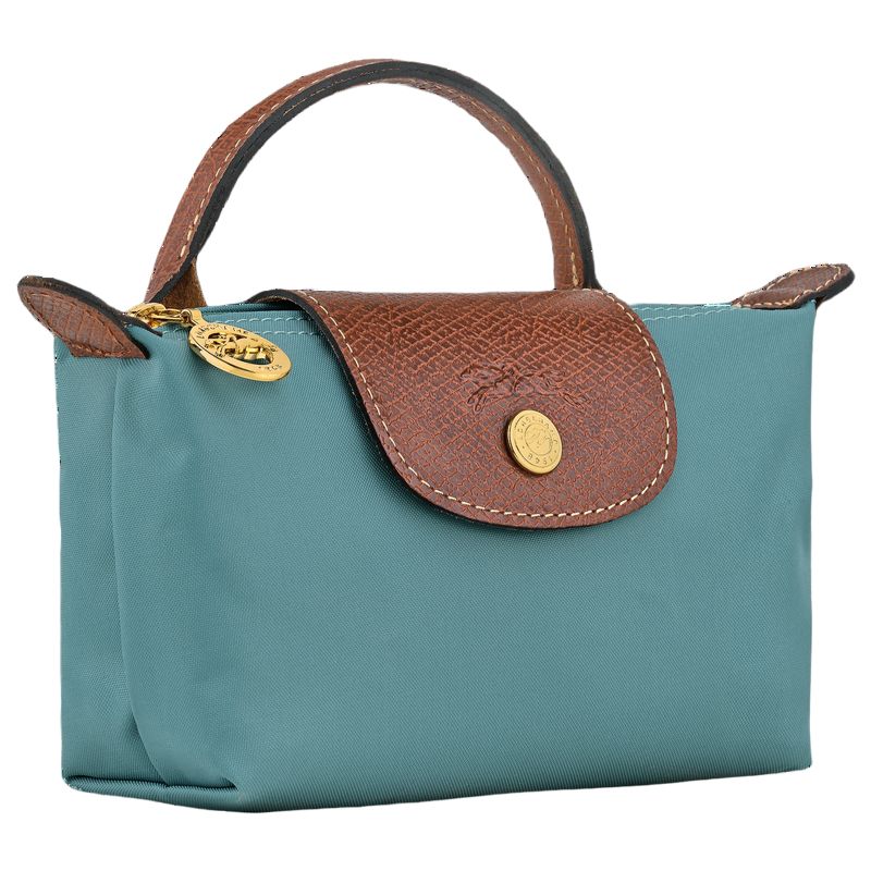 Longchamp Le Pliage Original Series Сумка-тоут из нейлона на кнопке-молнии Женская сумка-тоут Эвкалипт 34175089P93