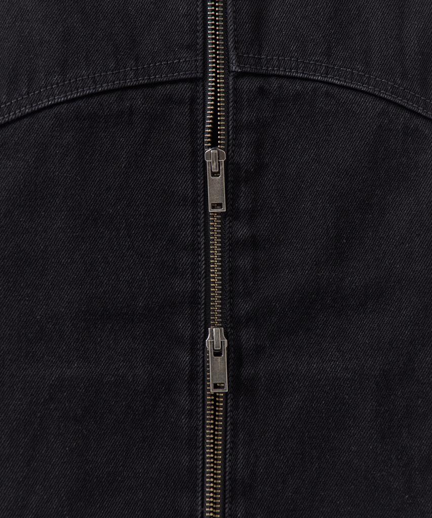 Musinsa Standard Denim Zip-Up Western Jacket [Black]