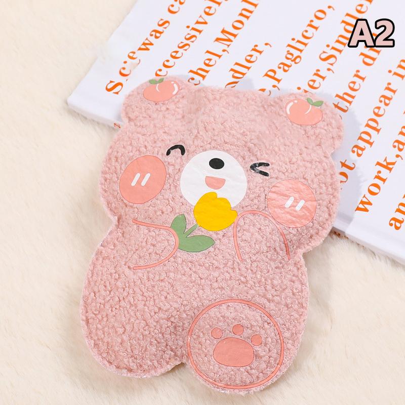 Милая теплая грелка для воды, наполненная водой, плюшевый бархат, маленькая портативная грелка для рук для студентов, мини-зимняя грелка для рук