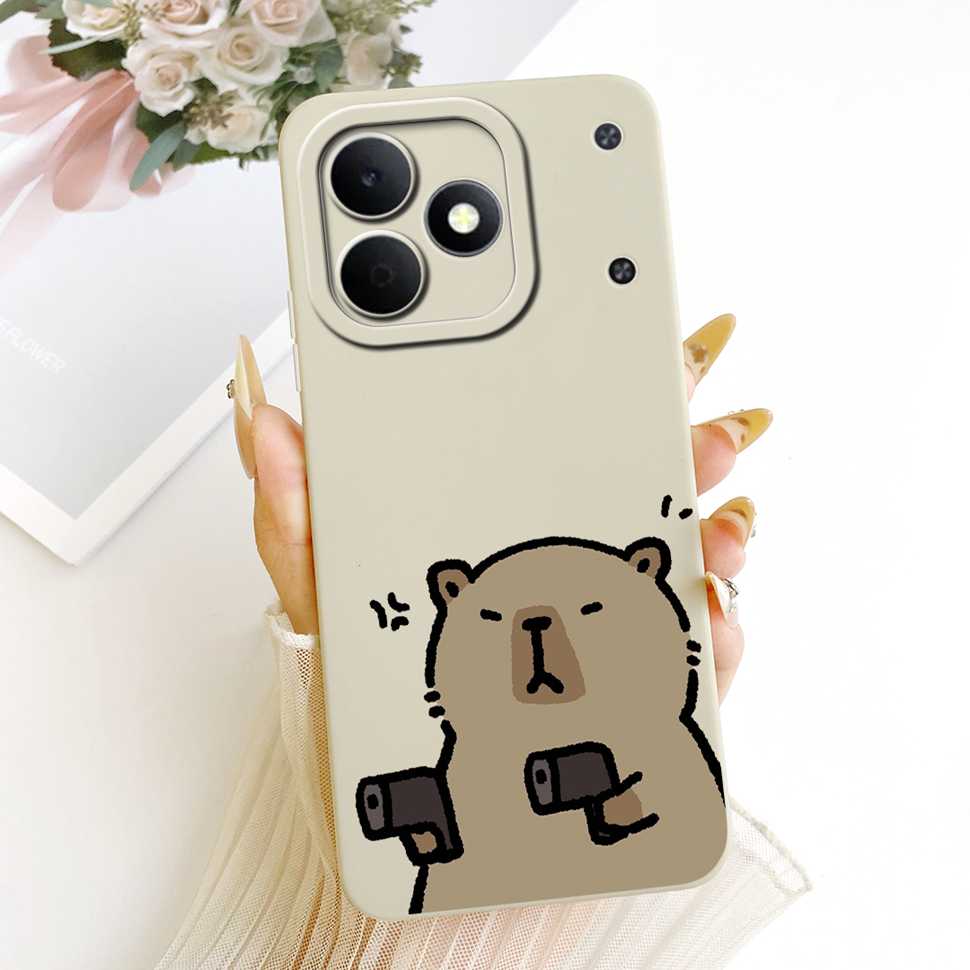 Мультяшный дизайн Кошка Для Realme Note 80 4G RMX5388 Чехол Силиконовая Задняя Крышка Для Realme Note80 4G 6.74" Ударопрочные Чехлы Для Телефона Capa