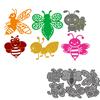 Bees Metal Cutting Dies Stencil for DIY Scrapbooking Photo Album Embossing Paper Cards Crafts Diecuts