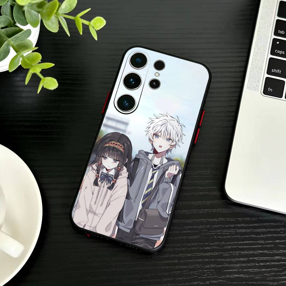 F-Киллуа Зольдик H-Hunter X Hunter Чехол для телефона Samsung S26,S25,S24,S23,S22,S21,S20,S30,Ultra,Plus,Fe,Note,5G Черный Чехол
