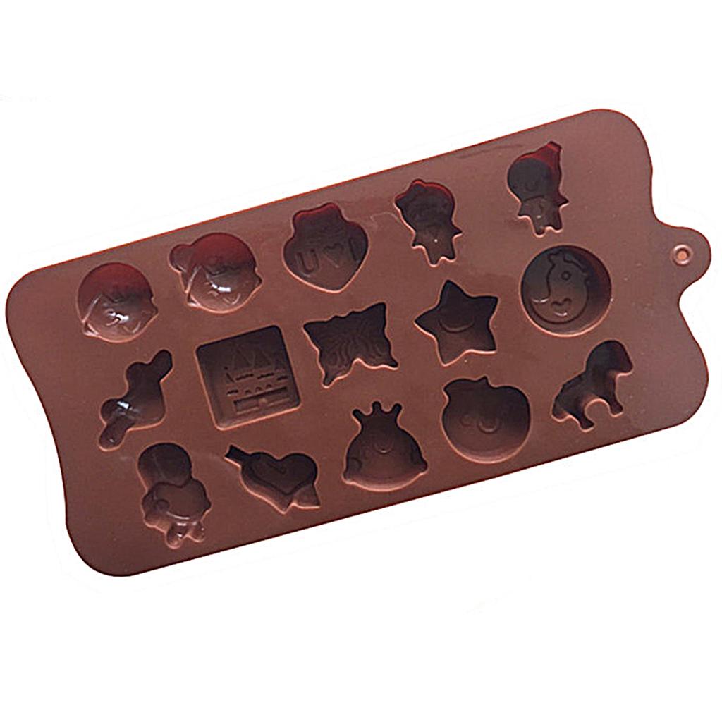 Пары силиконовые формы для шоколада своими руками милые персонажи из мультфильмов форма для льда желейное печенье лунный торт желейные конфеты инструмент для изготовления декора торта