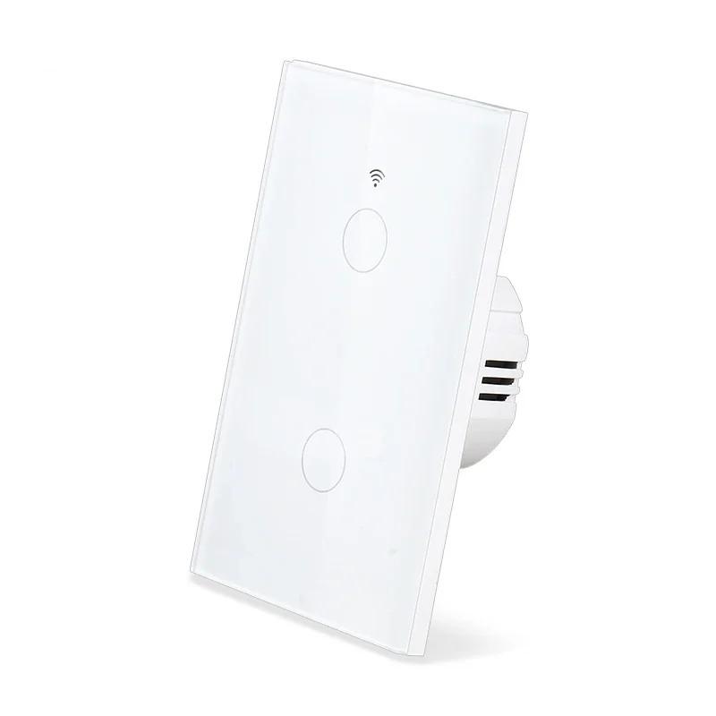 1 шт., умный выключатель света, Wi-Fi, сенсорный датчик, устройство с поддержкой Wi-Fi, управление через приложение, 85-275 В для Alexa Google Home Tuya