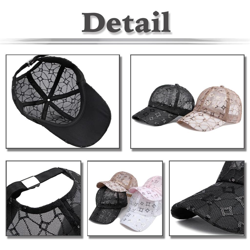 Кепка-сетка с пайетками, милая для мужчин и дизайн CZA283 [Белый Клык], стильная, шляпа, женская, (белый)