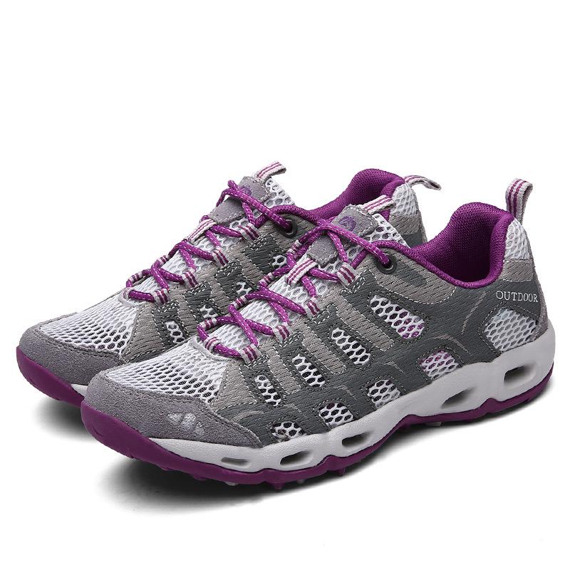 2025 Spring and Summer Leather Running Shoes Men's Breathable Sports Casual Shoes Men's Mesh Running Women's Sports Shoes