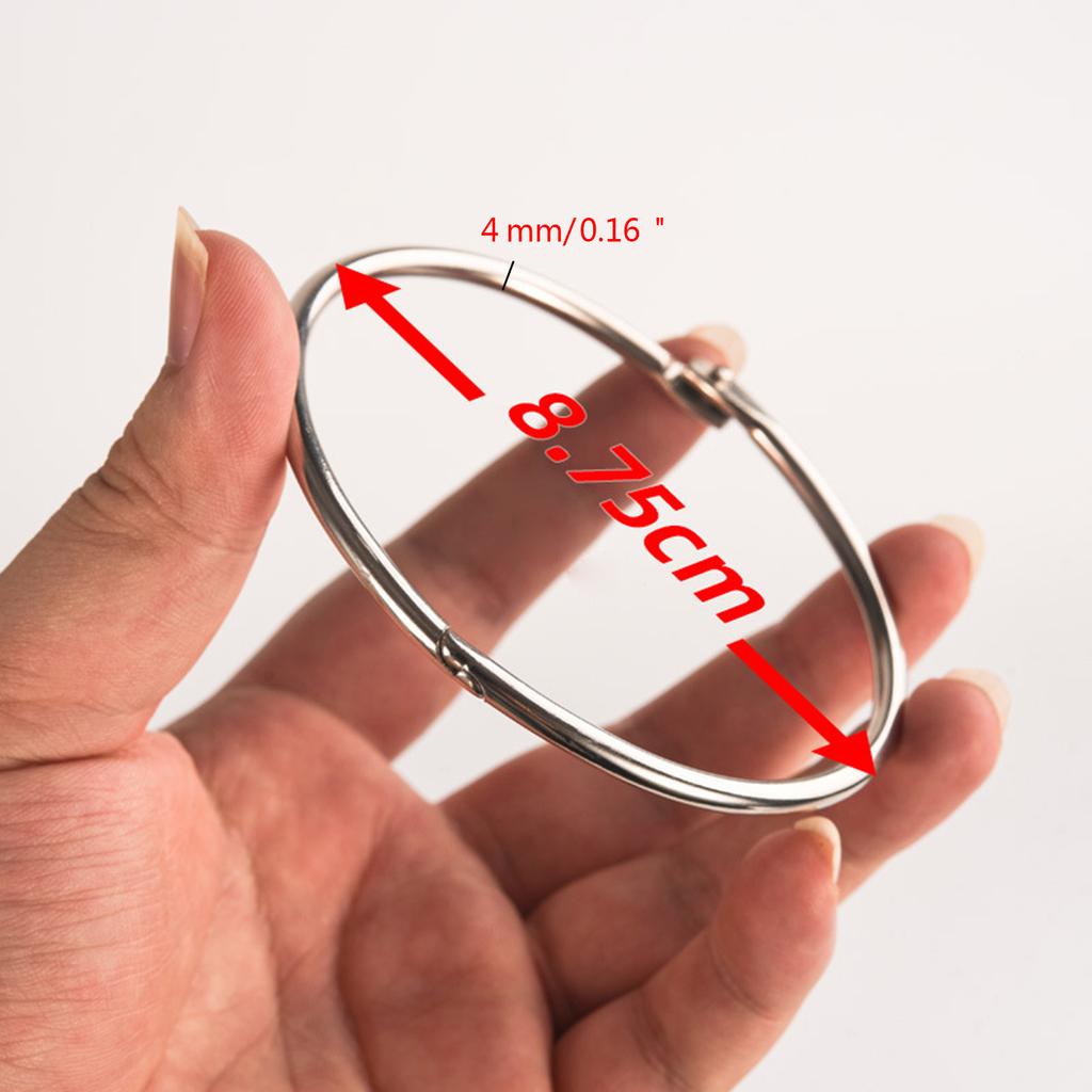 Большой круглый органайзер для брелоков с карабином-лобстером, портативное металлическое кольцо-держатель для ключей, аксессуары для ключей, простой в использовании