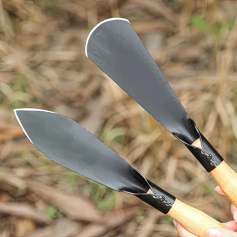 2 шт. Металлические садовые лопатки - ручные лопаты для копки, пересадки, посадки и прополки