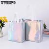 15 шт. многоразовых подарочных пакетов с белыми ручками, переливающиеся сумки для покупок, сумки-шопперы, водонепроницаемые подарочные пакеты для вечеринок, глянцевые подарочные пакеты для дней рождений, свадеб