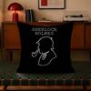 Literary Sherlock Holmes  Decorative Polyester Throw Pillow Cover Square Suitable for Home Office Coffee Shop Decor
