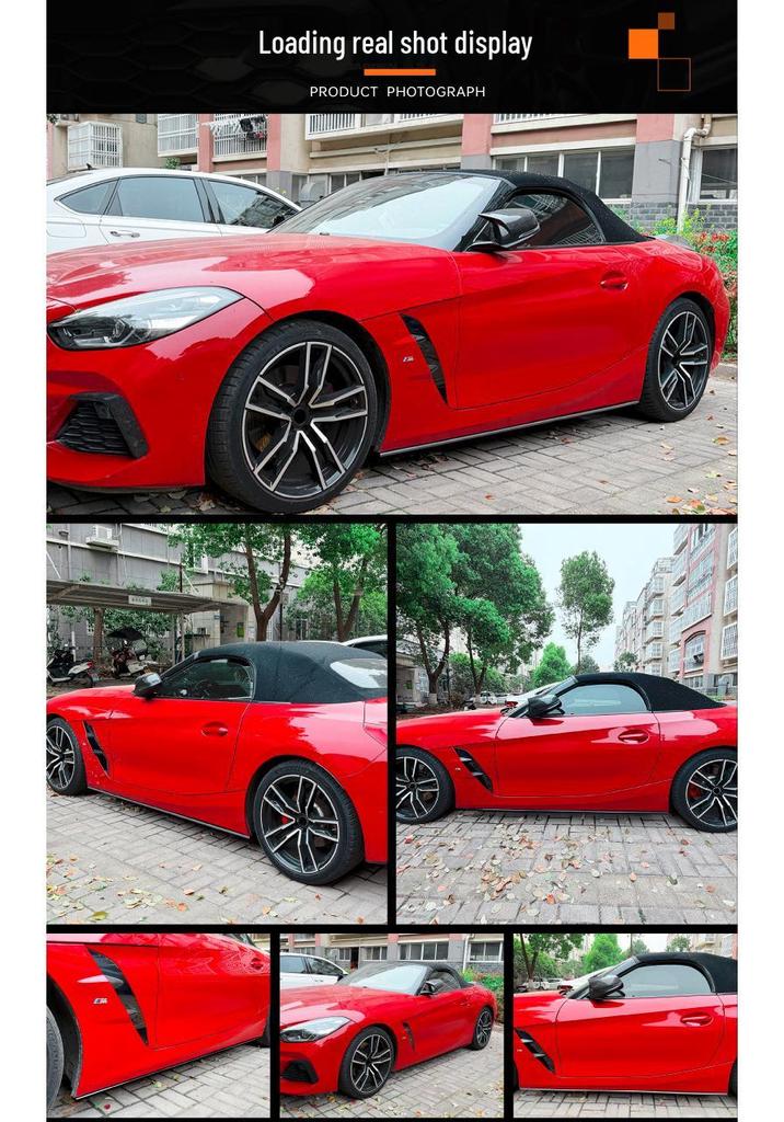 Комплект боковых юбок, диффузора и спойлера для BMW Z4 G29 2018+