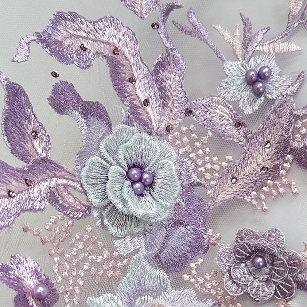 Пайеточные вышитые нашивки своими руками Пайеточная вышивка Кружевные ткани Аппликация Сценические костюмы
