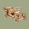 Собери свою собственную модель классического автомобиля - 3D деревянный пазл, увлекательный и познавательный DIY-подарок
