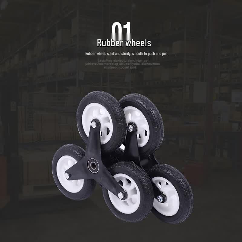 Heavy-Duty Six-Wheel Stair Climbing Hand Truck