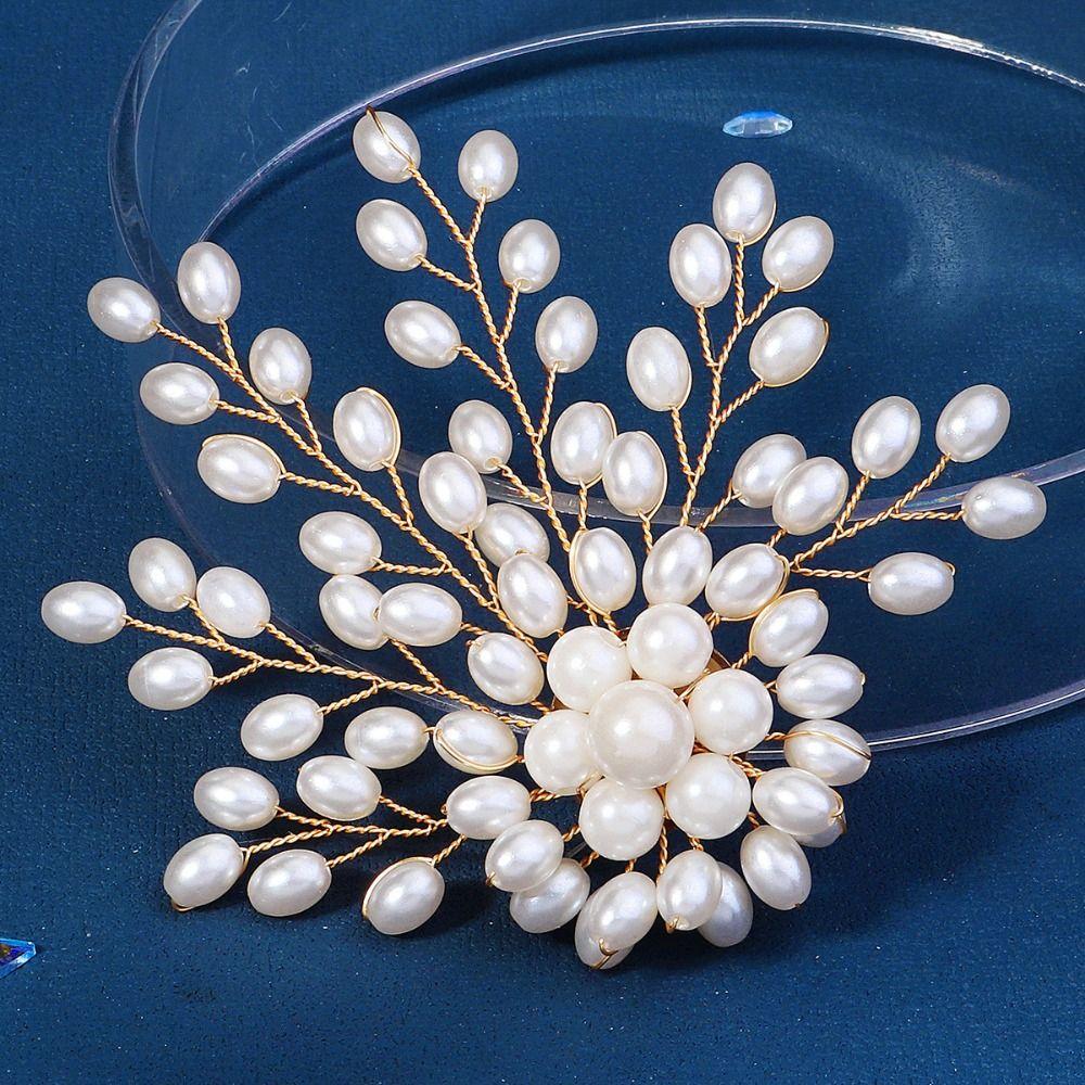 Korean Style Pearls Badge Elegant Luxury Sense Brooch Clothes Accessories Suit Collar Pin Women
