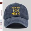 Кепка бейсболка JEMEN FISH с принтом рыбы Домашняя Повседневная Декоративная Шляпа Модная Трендовая Печатная Папина Шляпа Регулируемая Пряжка S