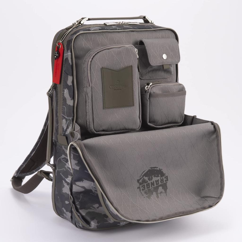 Совместимый с PUBG B4 15-дюймовый ПК с подвеской в виде сковороды, ограниченный рюкзак 92486 Хаки [Orobianco] Мужской