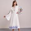 Women's Dress with Floral Embroidery In the Ukrainian Style Stephanie