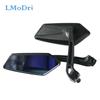 LMoDri Universal Pair Motorcycle Rear Mirror Scooter 8mm 10mm Motorbike Modification Back Side Mirrors For HONDA YAMAHA