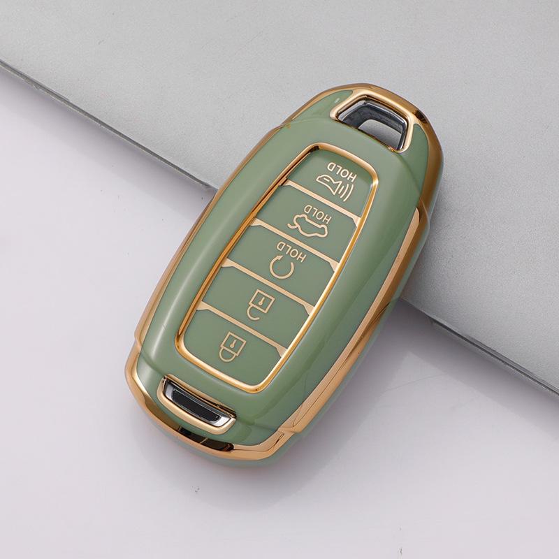 Чехол для 5-кнопочного ключа Hyundai Tucson для IX35, IX25, Fiesta — защитите свой ключ от автомобиля!