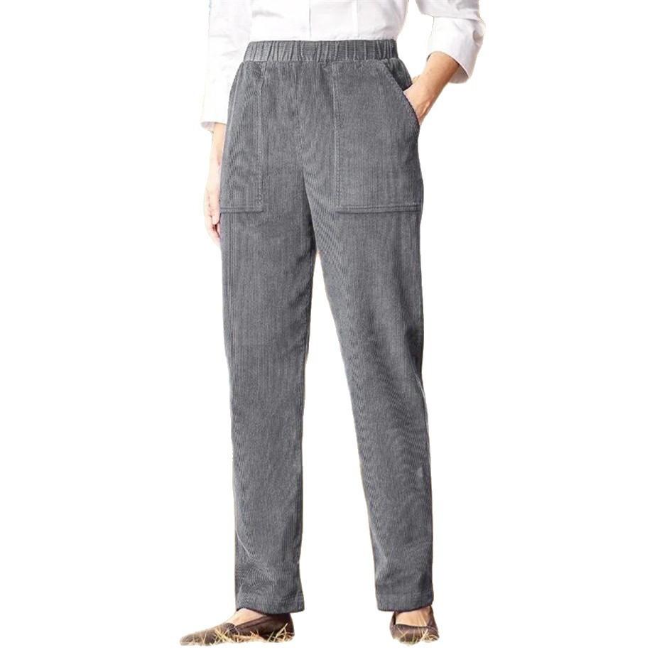 Cotton Corduroy Casual Pants For Women With Pockets And Trousers For Summer Comfort
