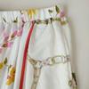 Comme des Garons Girl Floral pattern scarf pattern patchwork skirt