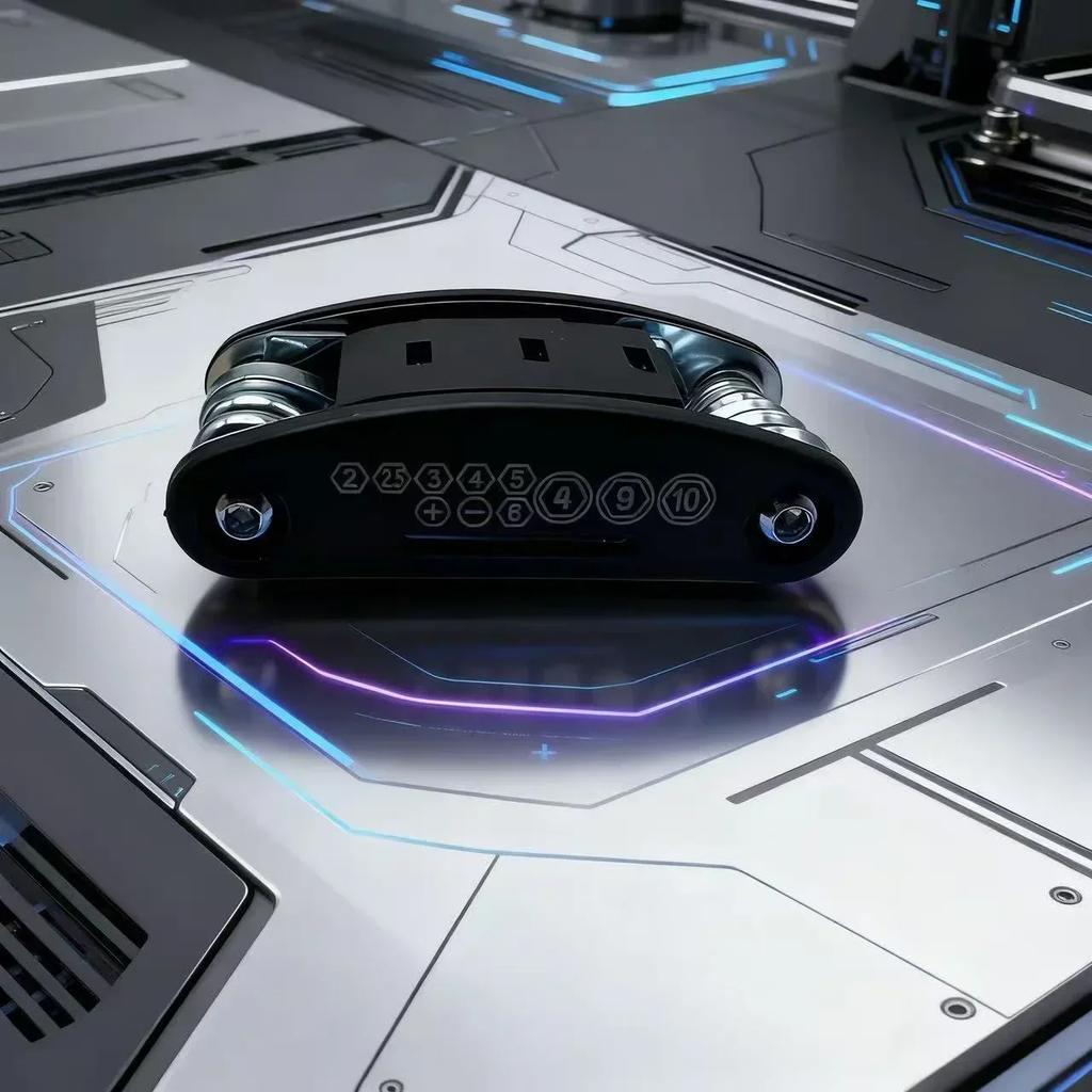 16-in-1 Motorcycle Folding Multi-Tool Kit Portable Repair Tool Hex Torx Screwdriver Wrench for Riding Maintenance ATV Dirt Bike