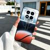 Баскетбольное кольцо Спорт Мягкий чехол для телефона для Xiaomi Redmi Note 12 13 14 15 Pro Plus 11 12S 11S 11T 10 4G Черная задняя крышка