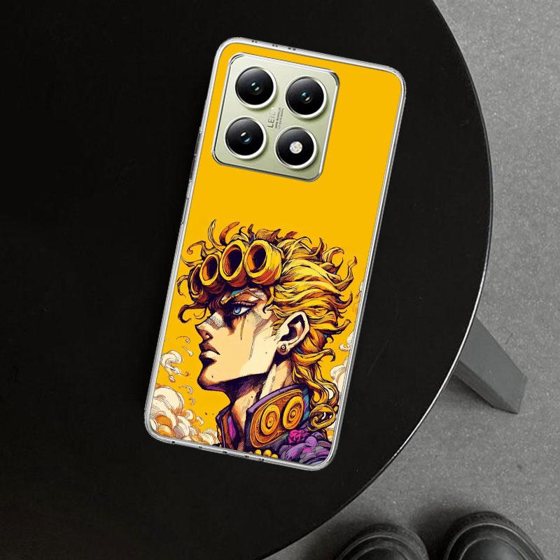 Чехол для телефона JoJo Adventure Giorno Giovanna для Xiaomi Redmi Note 15 14 13 12 11 Pro Plus 14S 12S 11S 11T 11E 10S 10 Кастоми