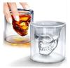 25ML Mini Fashion Skull Head Shot Glass Fun Creative Designer Crystal Party Vodka Wine Cup Gifts