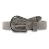 Doffsept Suede Western Belt In Grey