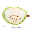 Simulation Durian Fruit Shape Plush Toy PP Cotton Fruit Durian Plush Keyring  Boys and Girls