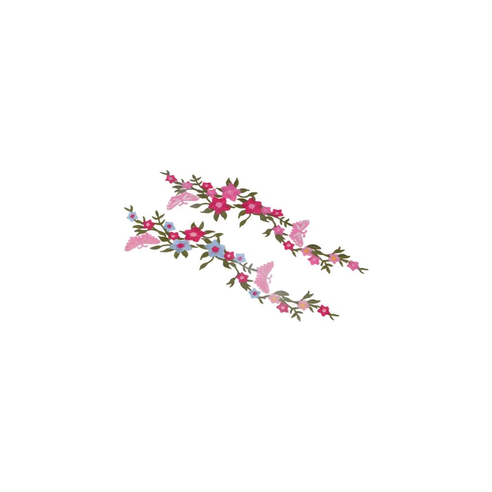 With Adhesive Patches Craft Garment Sewing Fabric Sticker Patch Applique Clothing Embroidery