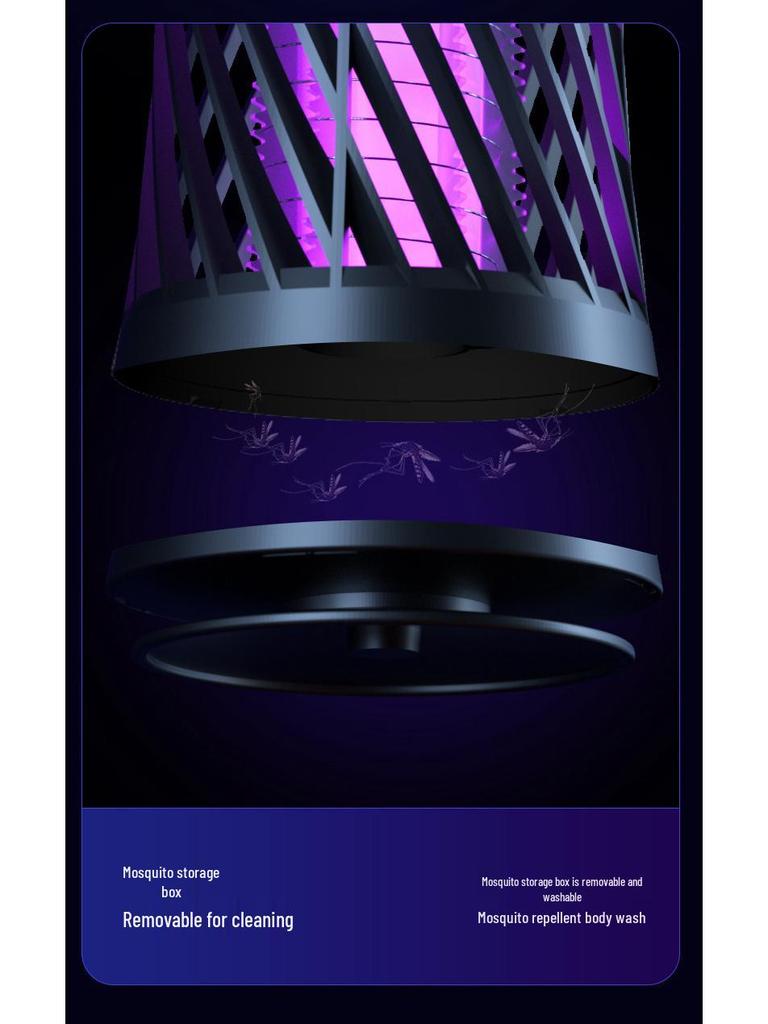 Electric Mosquito Killer Lamp with Night Light - Safe Indoor Repellent for Bedroom, Mother, and Baby