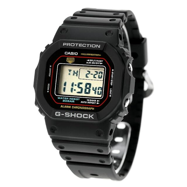 Casio Мужские цифровые кварцевые часы G-Shock DW-5600RL-1 серия 5600