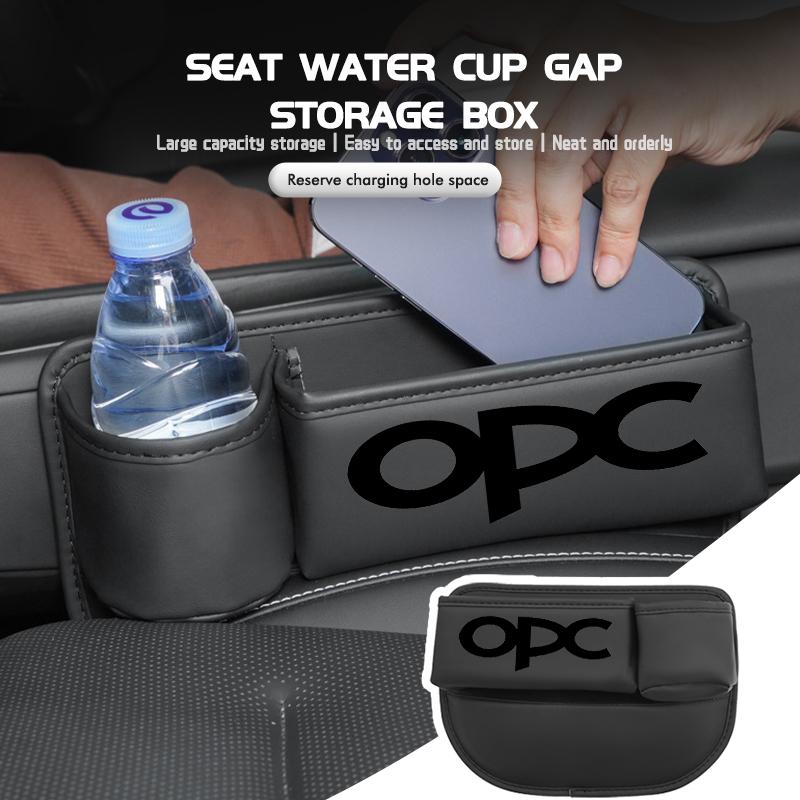 AAEB1 Car Seat Crevice Side Tissue Storage Box Central Console Side Organizer Boxs For Opel Insignia Corsa Zafira Mokka Grandland
