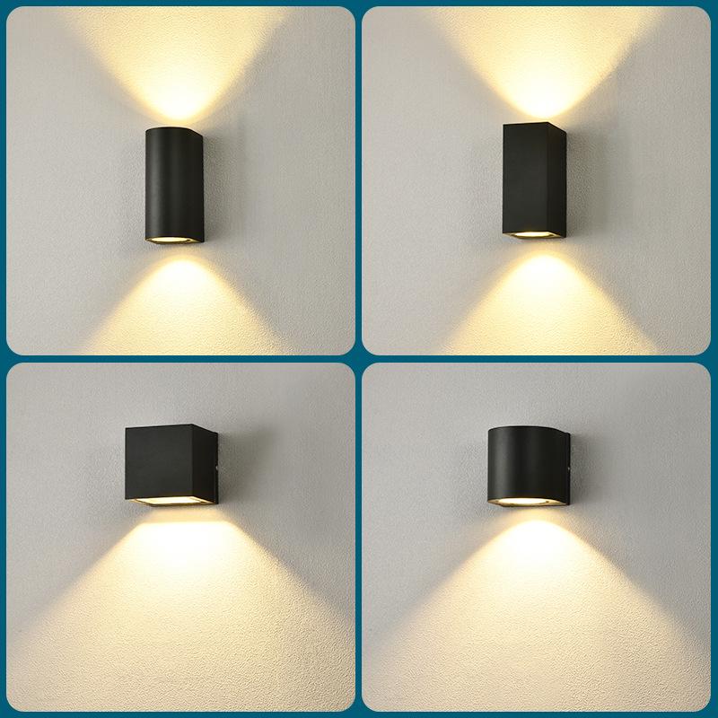 Universal Waterproof Wall Washer Light for Balcony, Courtyard, or Terrace - Exterior Up and Down Outdoor Lighting