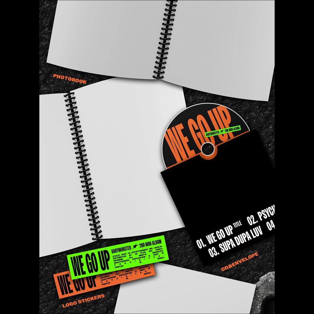 [Pre-order] BABYMONSTER [WE GO UP] GO Ver. / 2nd MINI ALBUM + Free Gift