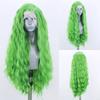 AIMEYA Platinum Wigs for Women Mix Blonde Synthetic Lace Front Wig Black Long Natural Wave Synthetic Hair Wig Daily Use Cosplay