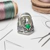 DIY Craft Retro Sewing Thimble Metal Embroidery Finger Protector  Embroidery
