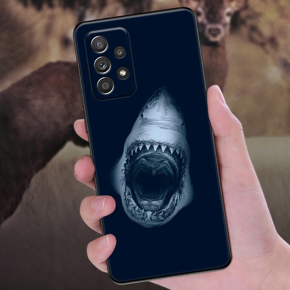 Whale Shark Ocean Phone Cover Galaxy A55 5G Case For Samsung A35 A34 A53 A54 A52 A51 A71 A73 A72 A42 A91 A31 A32 A33 Back Cases